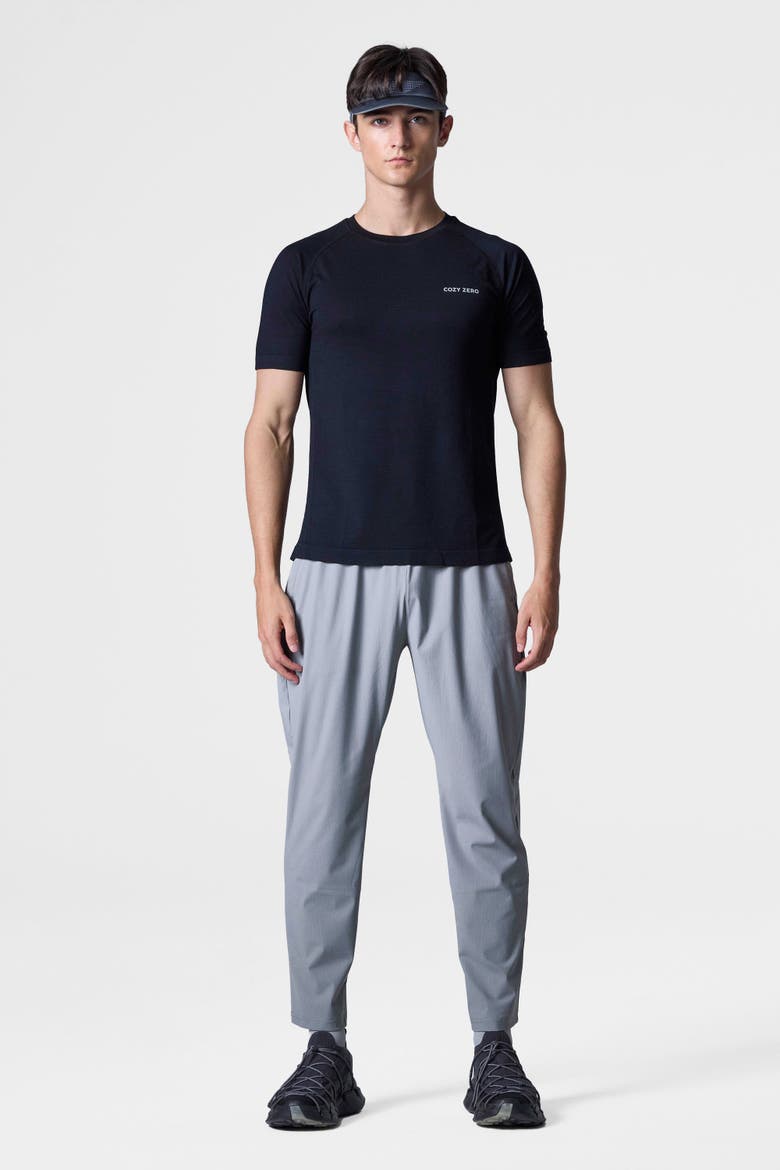Tech Merino Light Weight Daily Tee, Alternate, color, Black