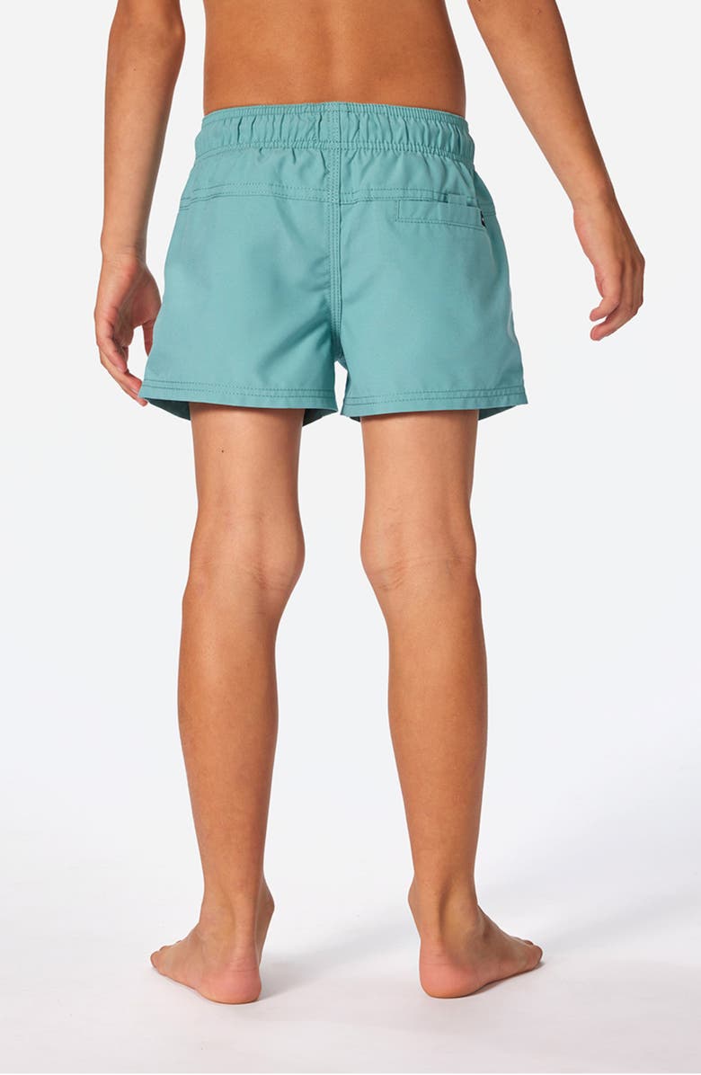 Rip Curl Kids' Offset Volley Swim Trunks, Alternate, color, Blue Lagoon