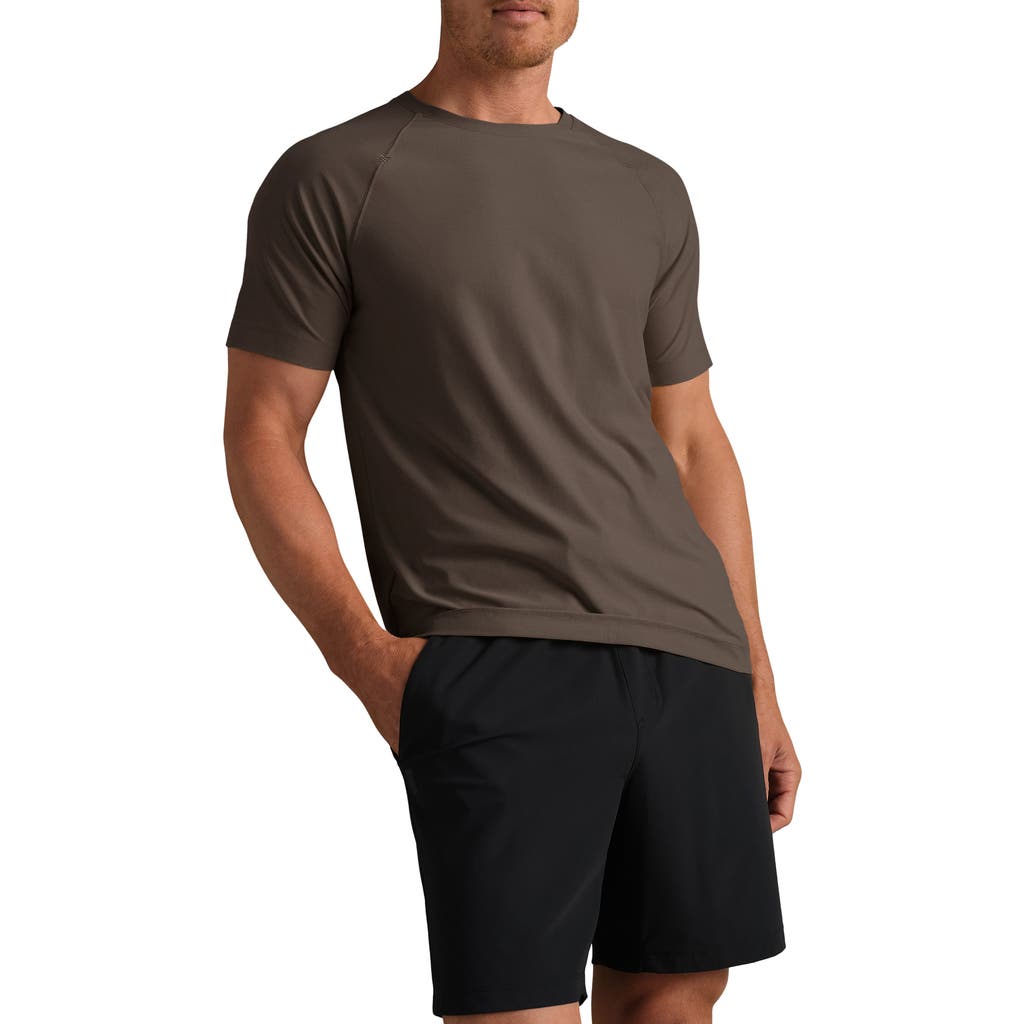 Rhone Reign Performance T-shirt In Brown