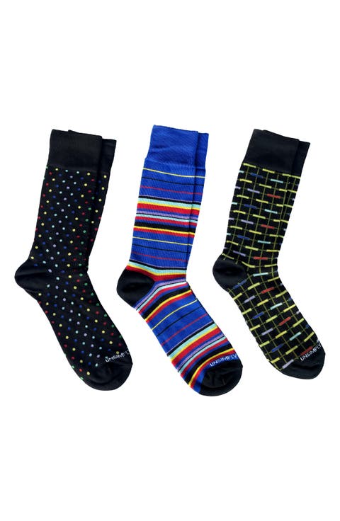 Assorted 3-Pack Crew Socks
