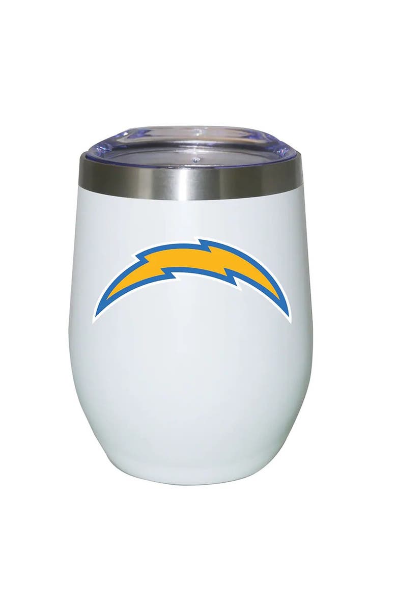 THE MEMORY COMPANY Los Angeles Chargers 12oz. Logo Stemless Tumbler, Main, color, 