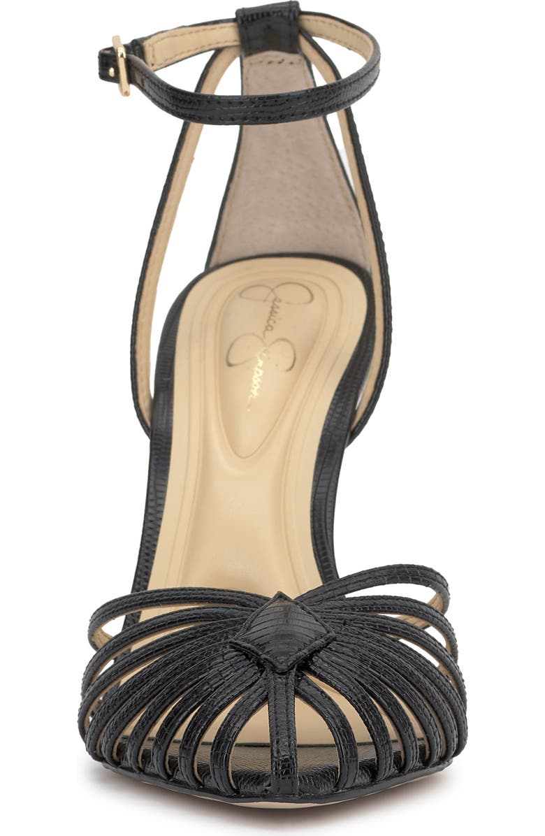 Jessica Simpson Paveri Ankle Strap Pointed Toe Pump, Alternate, color, Black