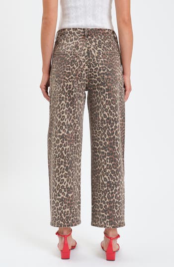 Westward High Waist Ankle Barrel Leg Jeans