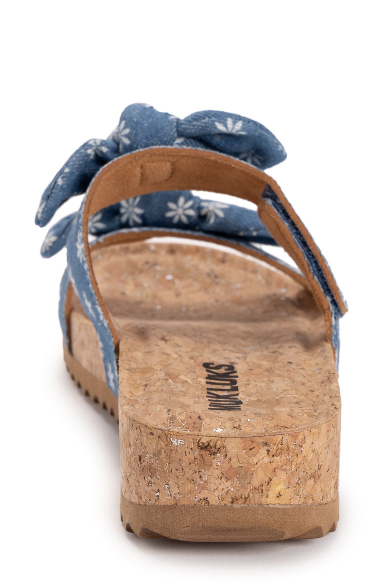 MUK LUKS Posie Platform Sandal, Alternate, color, Denim