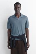COS Knitted Linen Polo Shirt