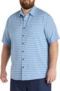 Synrgy by DXL Big & Tall Plaid Microfiber Sport Shirt