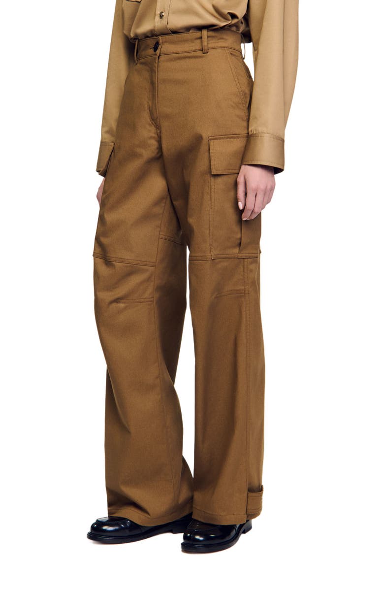 SANDRO Cargo trousers, Main, color, 