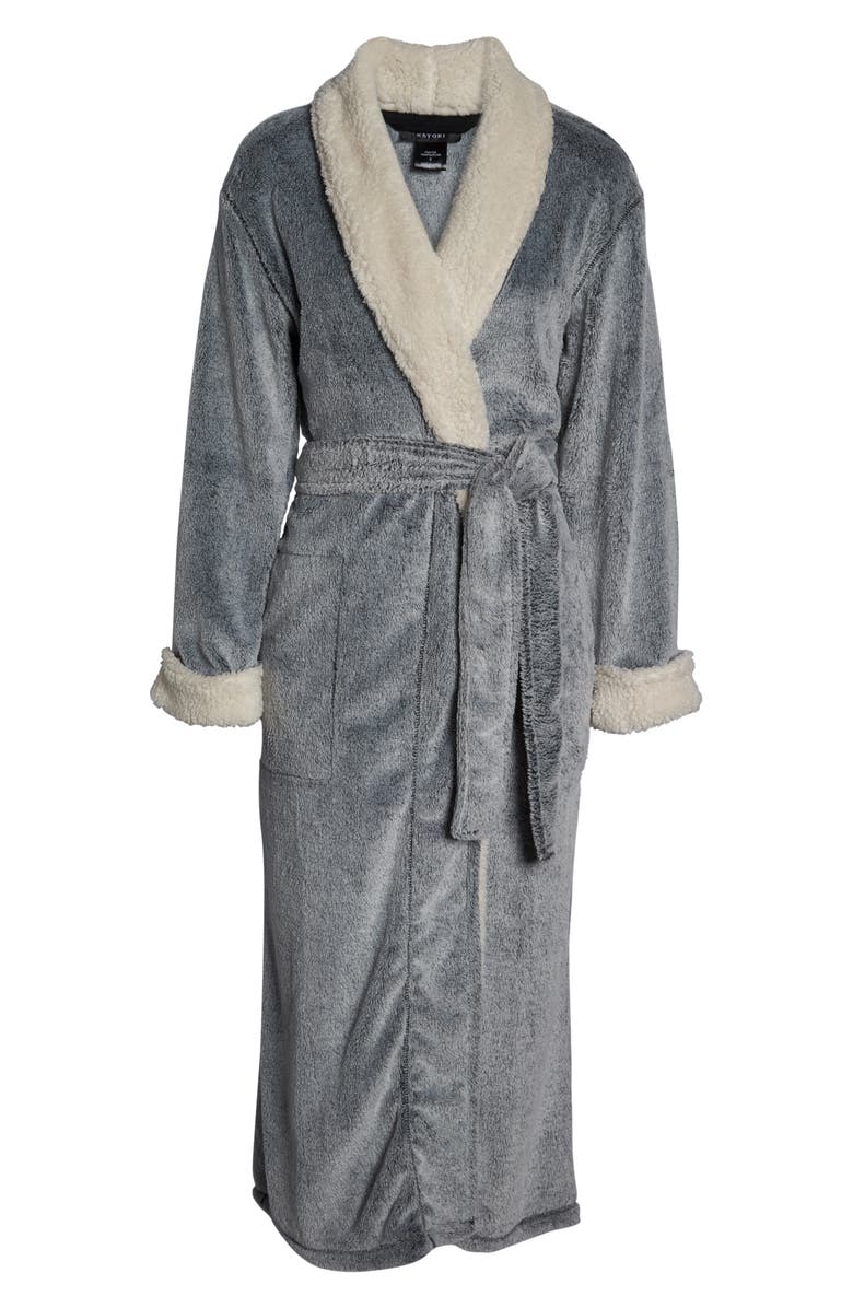 Natori Plush Velour Robe, Alternate, color, 