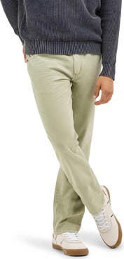 Wrangler Greensboro Straight Leg 5-Pocket Cotton & Linen Pants