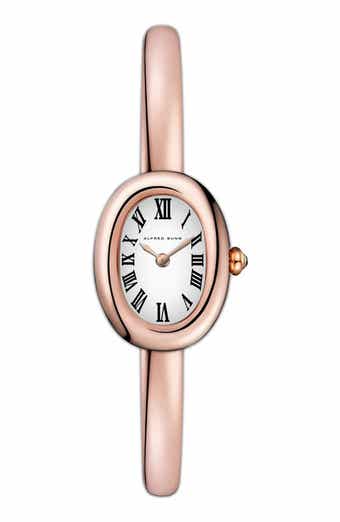 Two-Hand Quartz Oval Bracelet Watch, 30mm