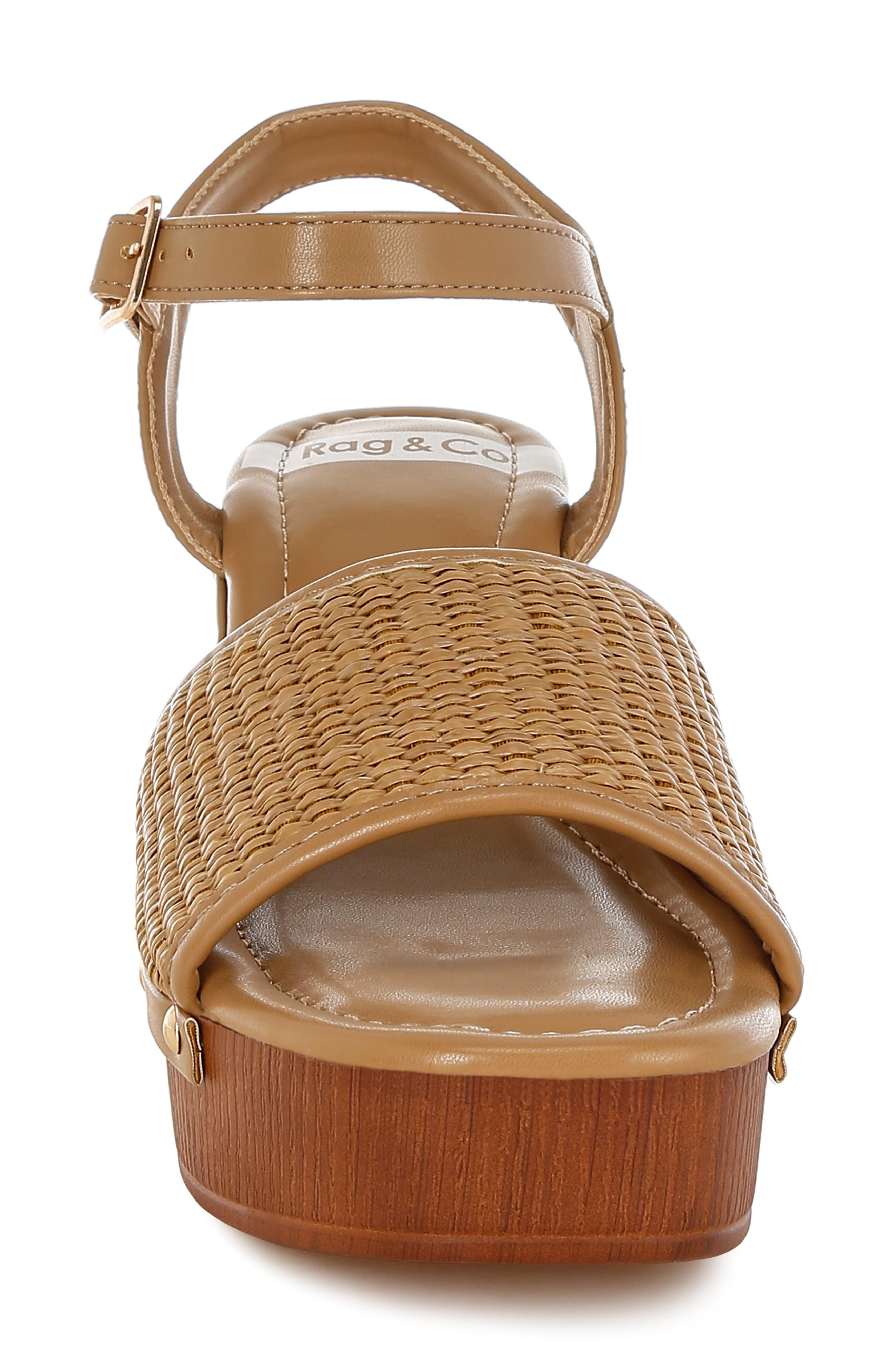 Rag & Co Mazaro Platform Sandal, Alternate, color, 