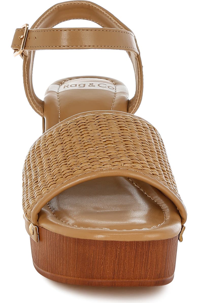 Rag & Co Mazaro Platform Sandal, Alternate, color,
