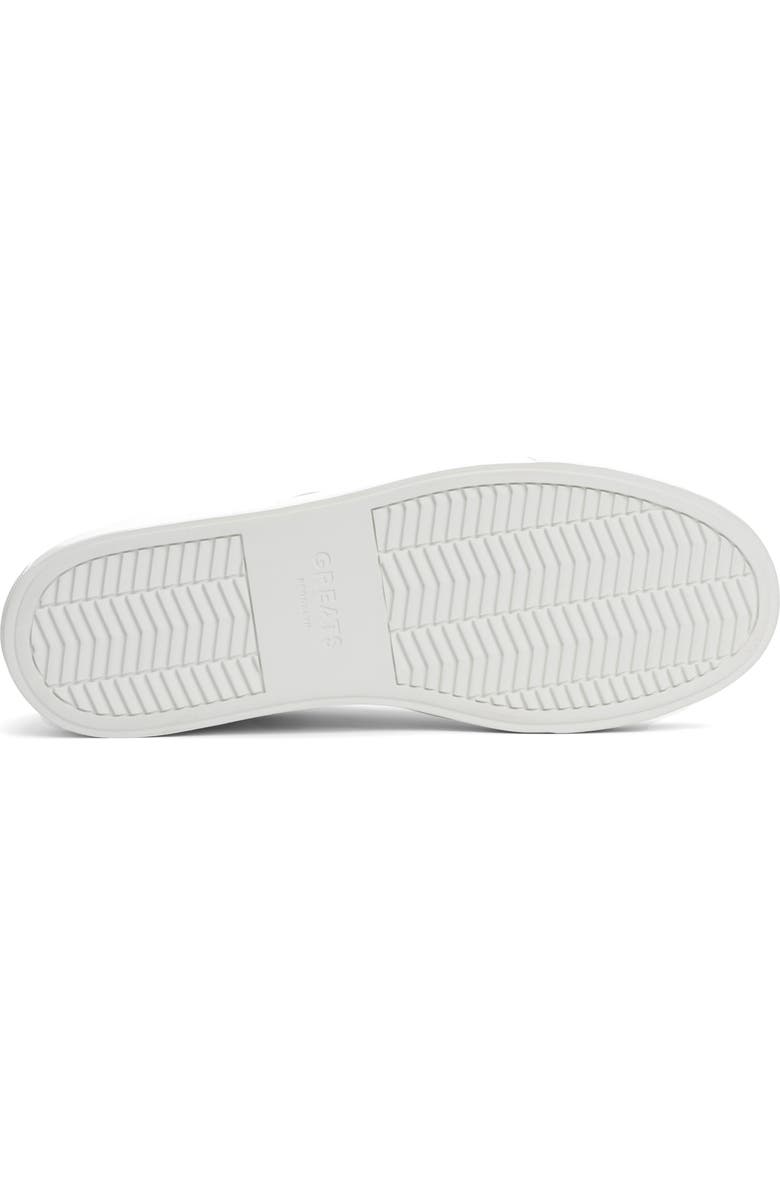 GREATS Royale 2.0 Leather Sneaker, Alternate, color, Blanco