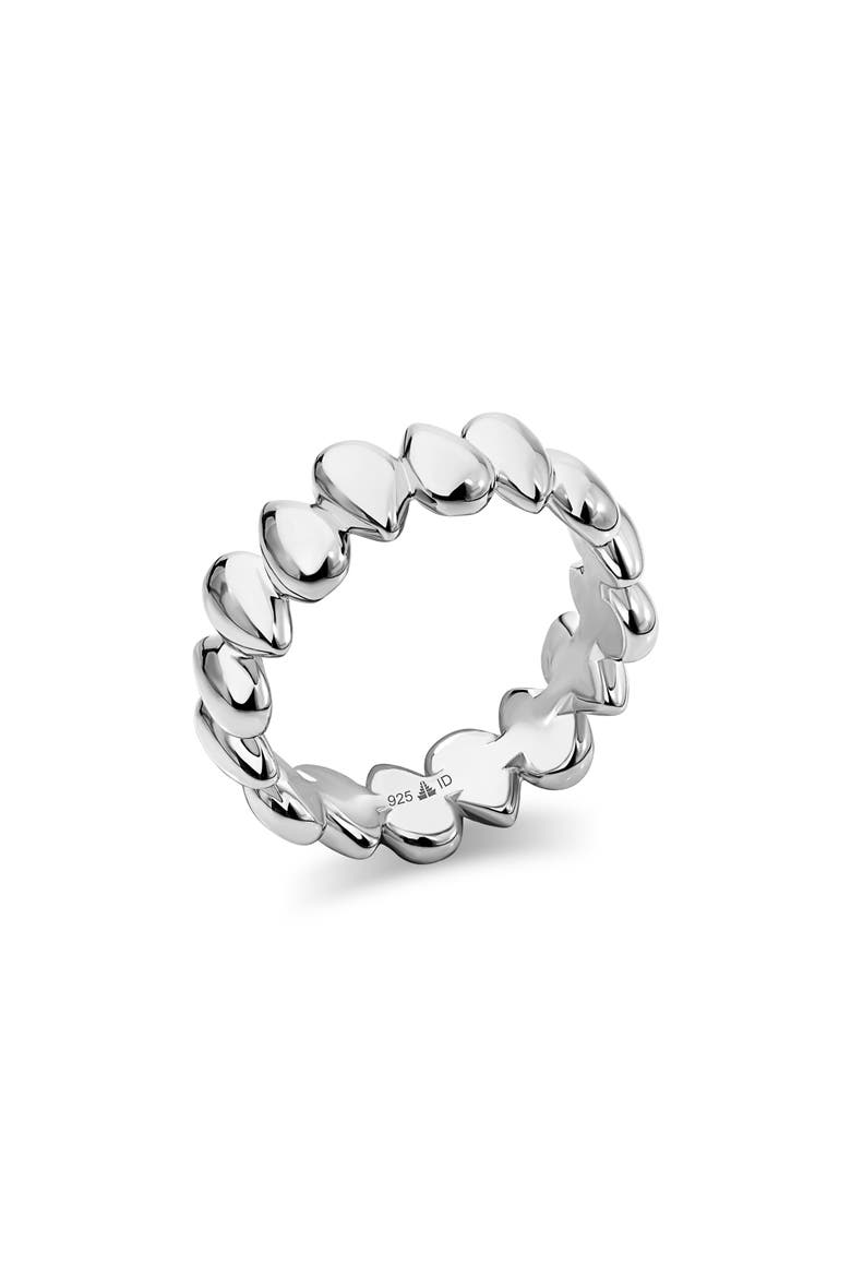 Teardrop Eternity Band Ring, Alternate, color, SILVER