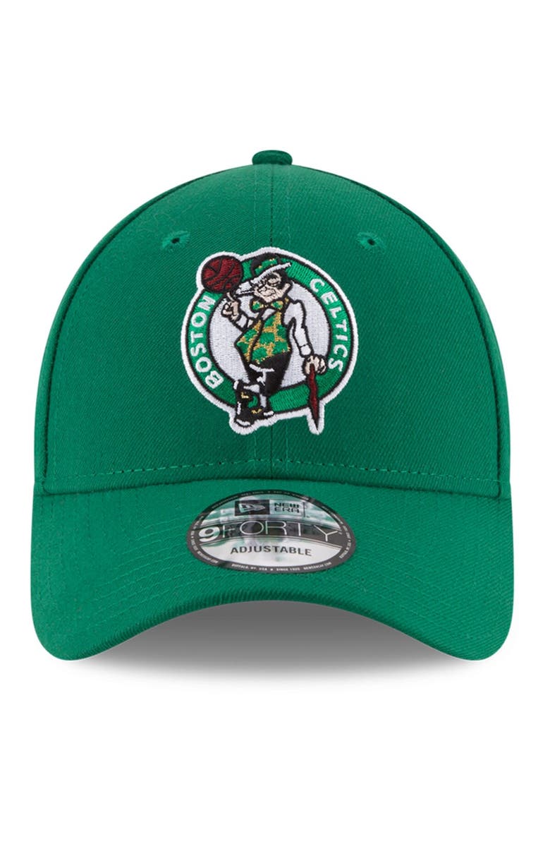 New Era Men's New Era Kelly Green Boston Celtics Official Team Color 9FORTY Adjustable Hat, Alternate, color, Kelly Green