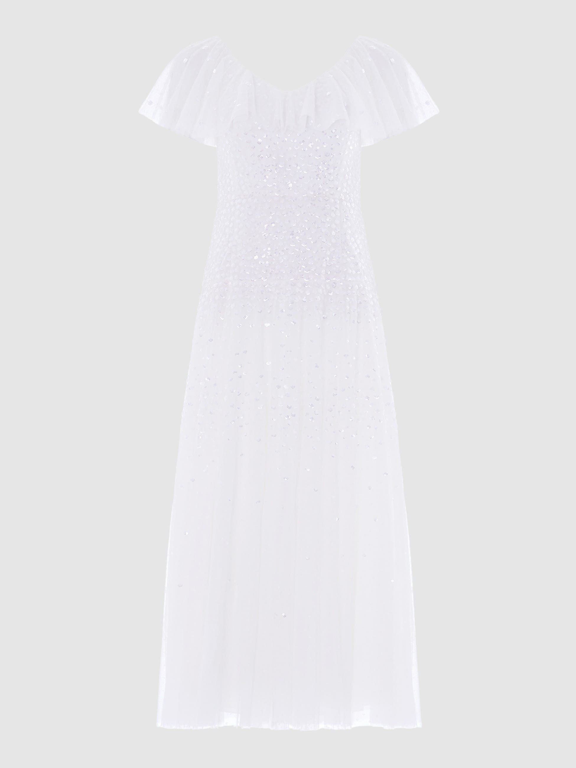 Sunrise Sequin V-neck Ankle Gown - image 2