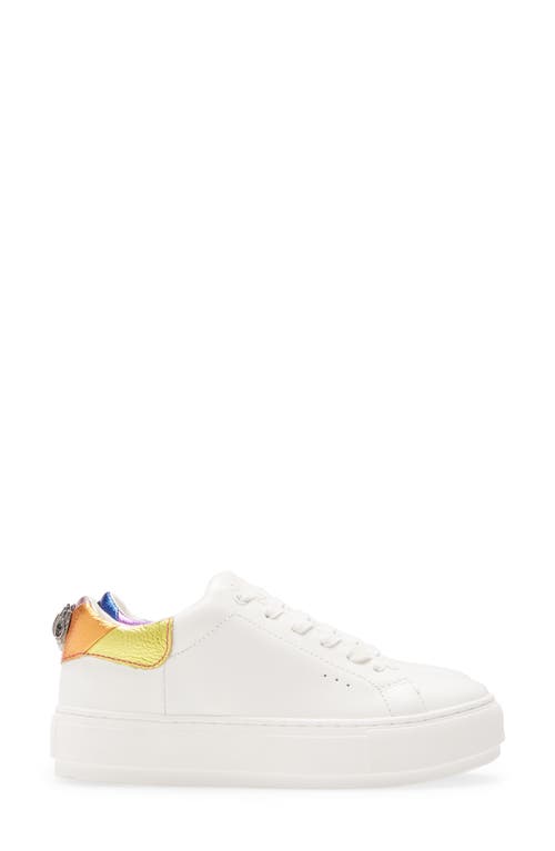 Kurt Geiger London Rainbow Shop Laney Eagle Sneaker In White