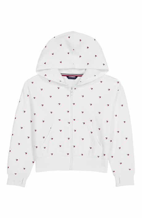 Kids' Heart Flag Full Zip Hoodie
