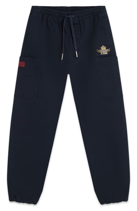 Kids' Cotton Stretch Twill Joggers (Little Kid & Big Kid)