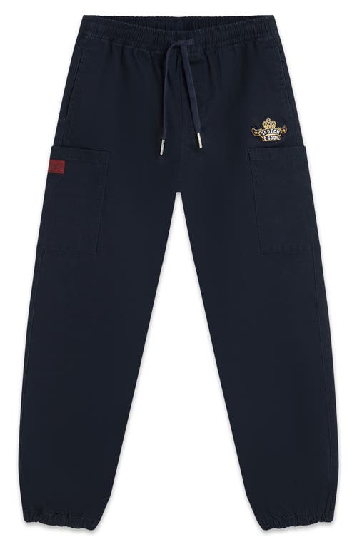Scotch & Soda Kids' Cotton Stretch Twill Joggers In Blue