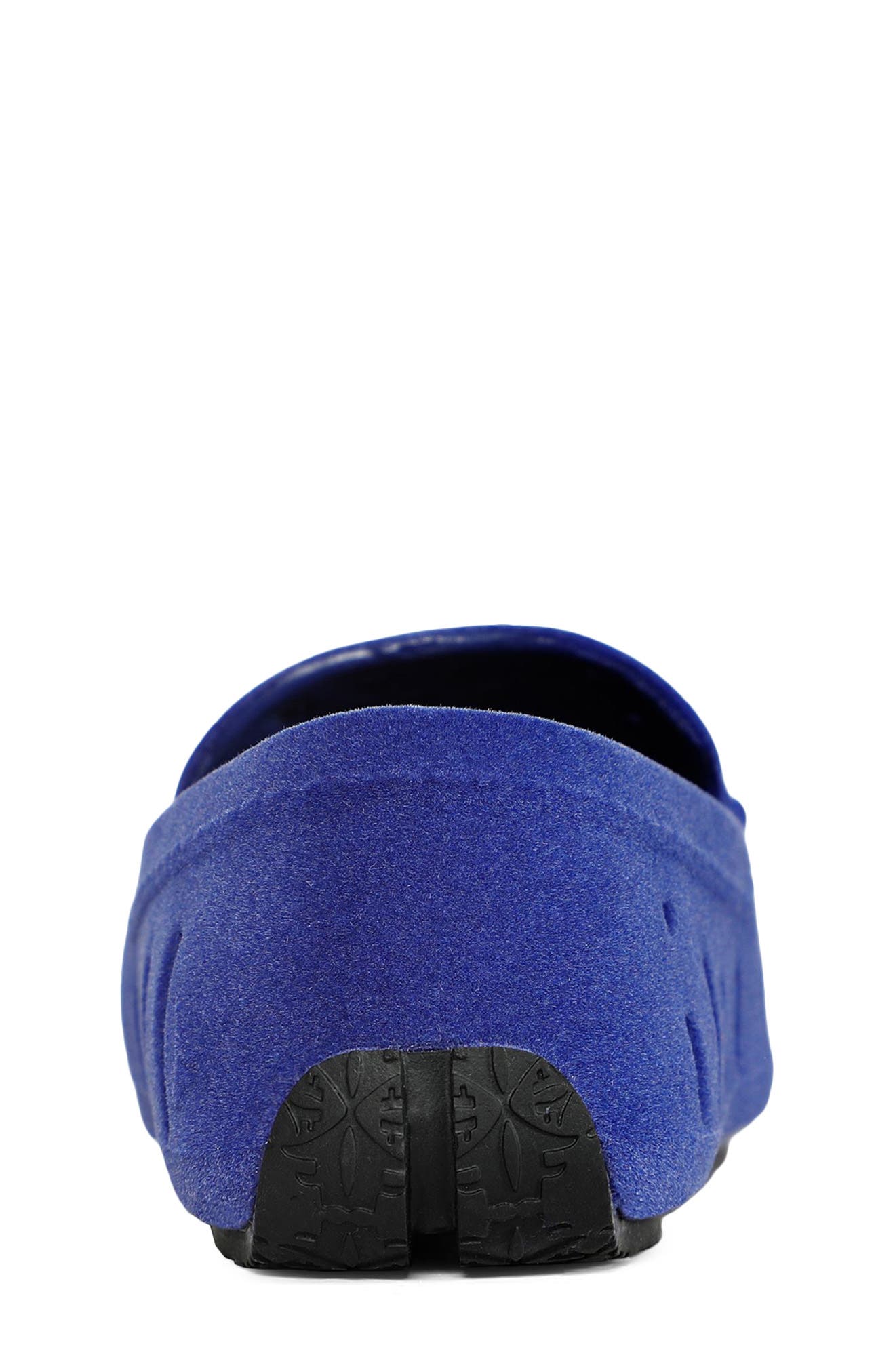 PRODIGY DRIVER FAUX SUEDE, Alternate, color, DEEP NAVY SUEDE/BLACK