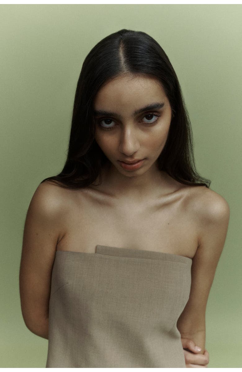 ONE OF OTHERS Crawford Mini Dress, Alternate, color, Stone