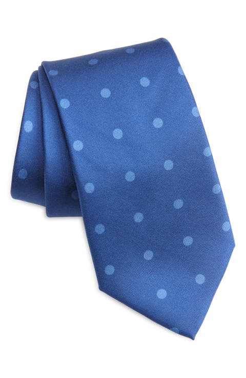 Polka Dot Silk Tie