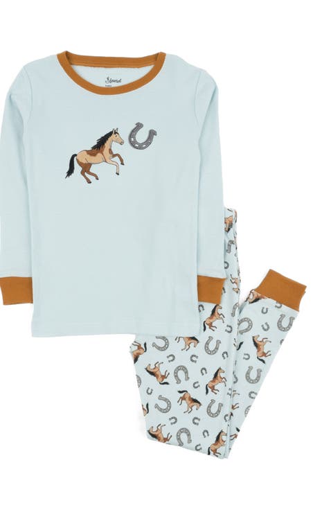 Kids Two-Piece Cotton Printed Matching Family Pajamas, Coordinated Prints (Toddler, Little Kid & Big Kid)