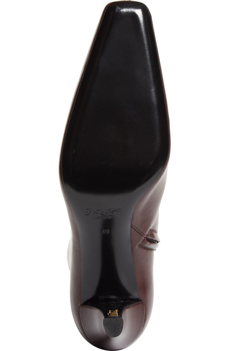 Saint Laurent Jill Bootie, Alternate, color, Marron Glace