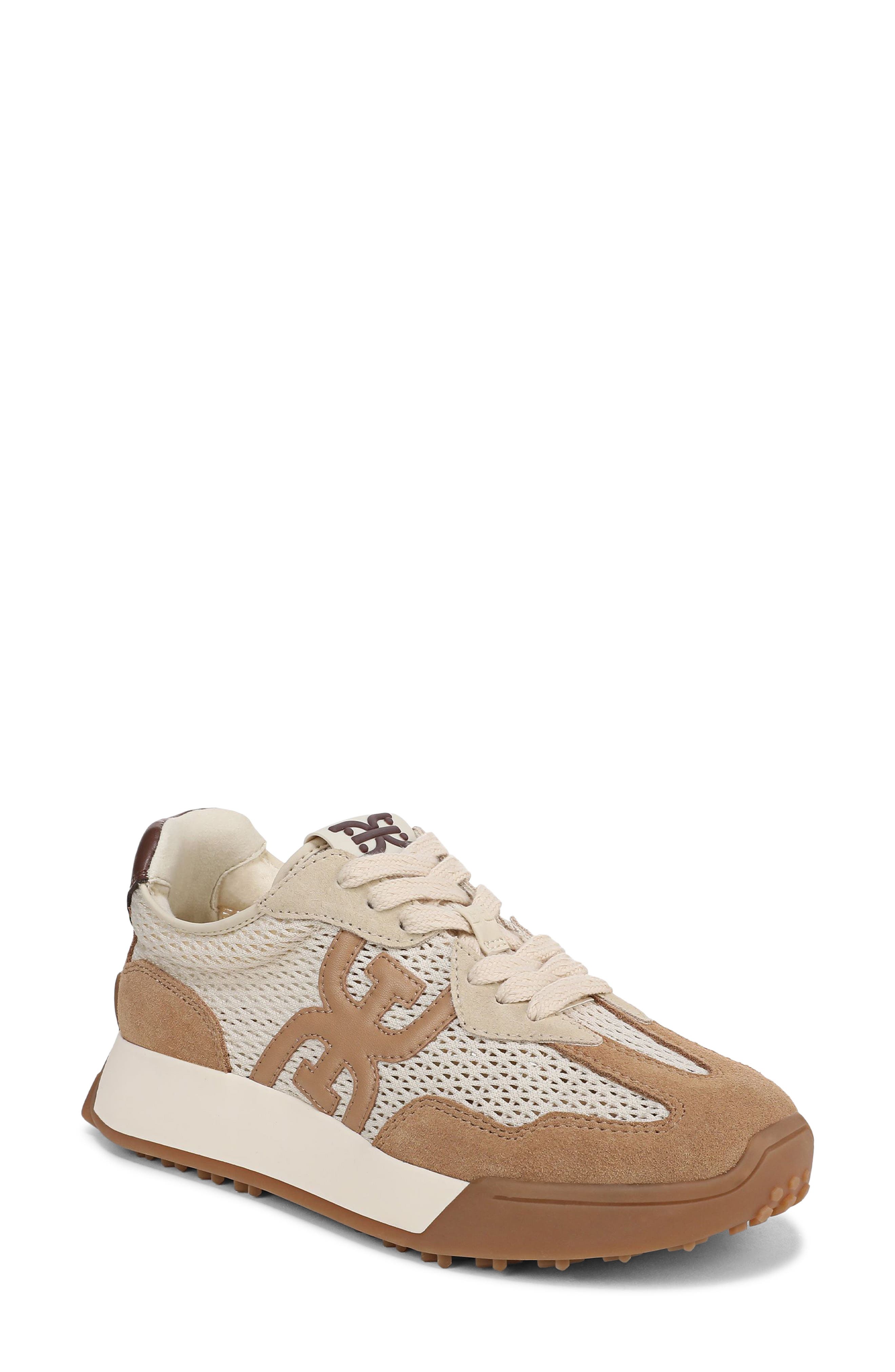 Sam Edelman Langley Mesh Sneaker, Main, color, Modern Ivory/ Tan/ Honey