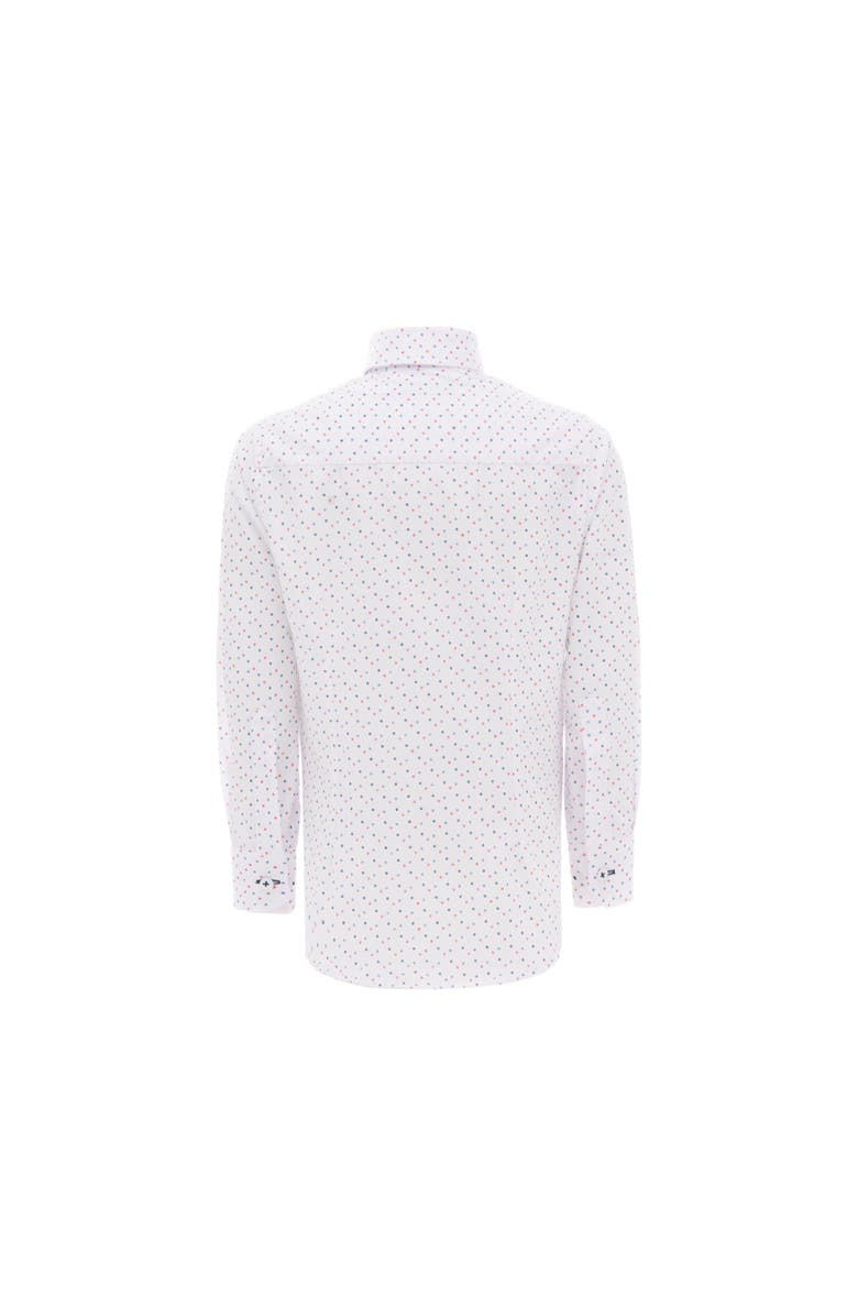 MOUSTACHE Printed Dress Shirt, Alternate, color, White