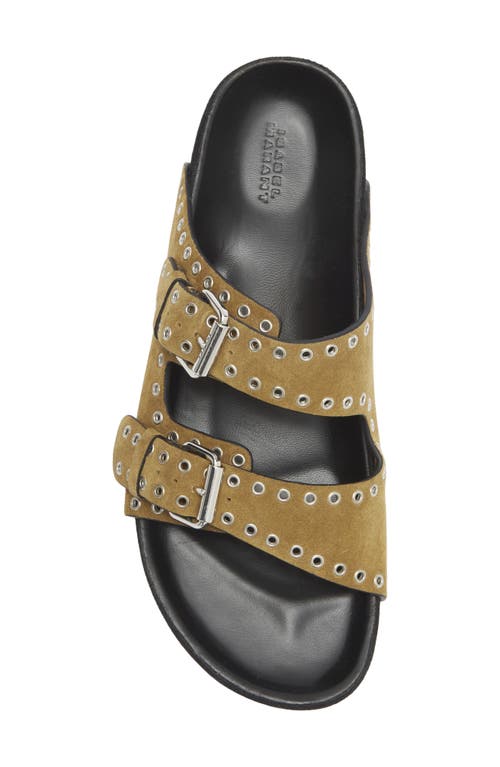 Isabel Marant Lennoyo Slide Sandal In Brown