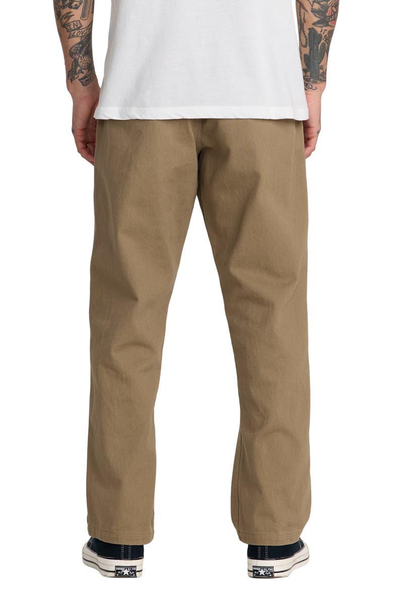 Americana 2 Flat Front Cotton Twill Chinos, Alternate, color, COYOTE