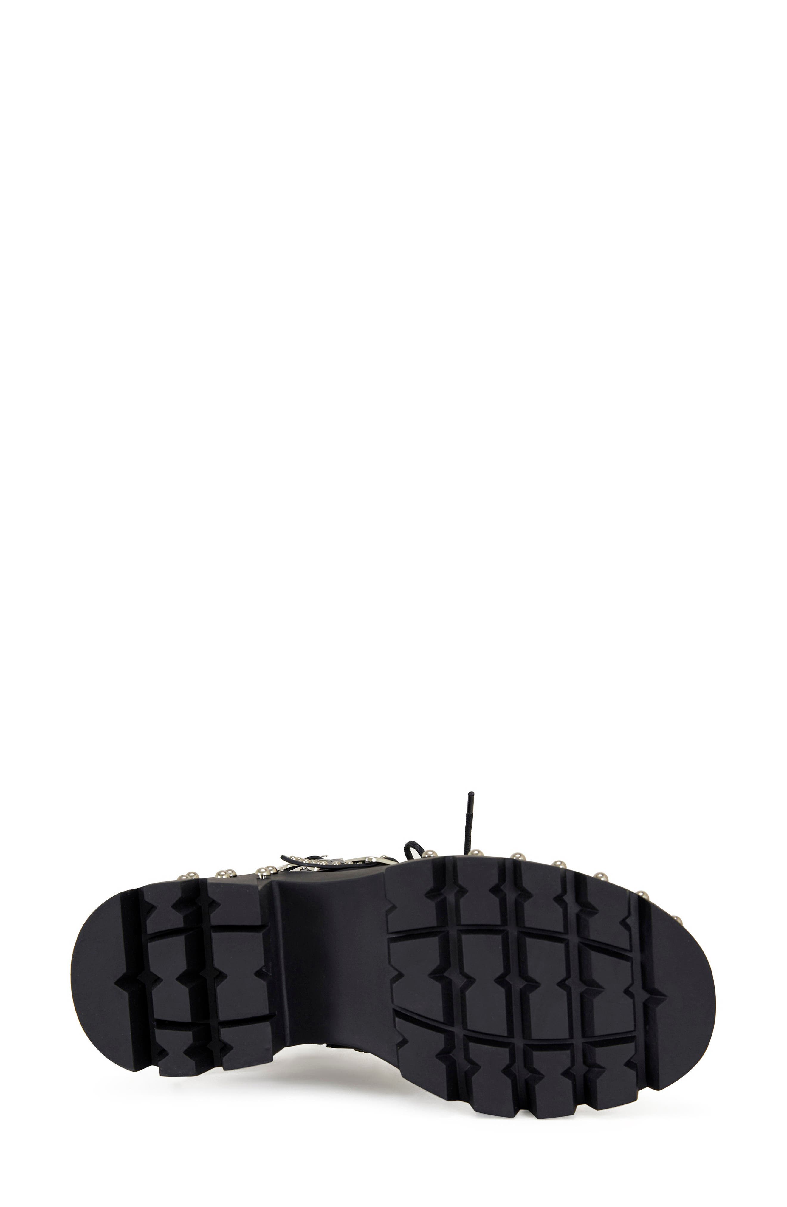 AZALEA WANG Winola Stud Platform Bootie, Alternate, color, Silver