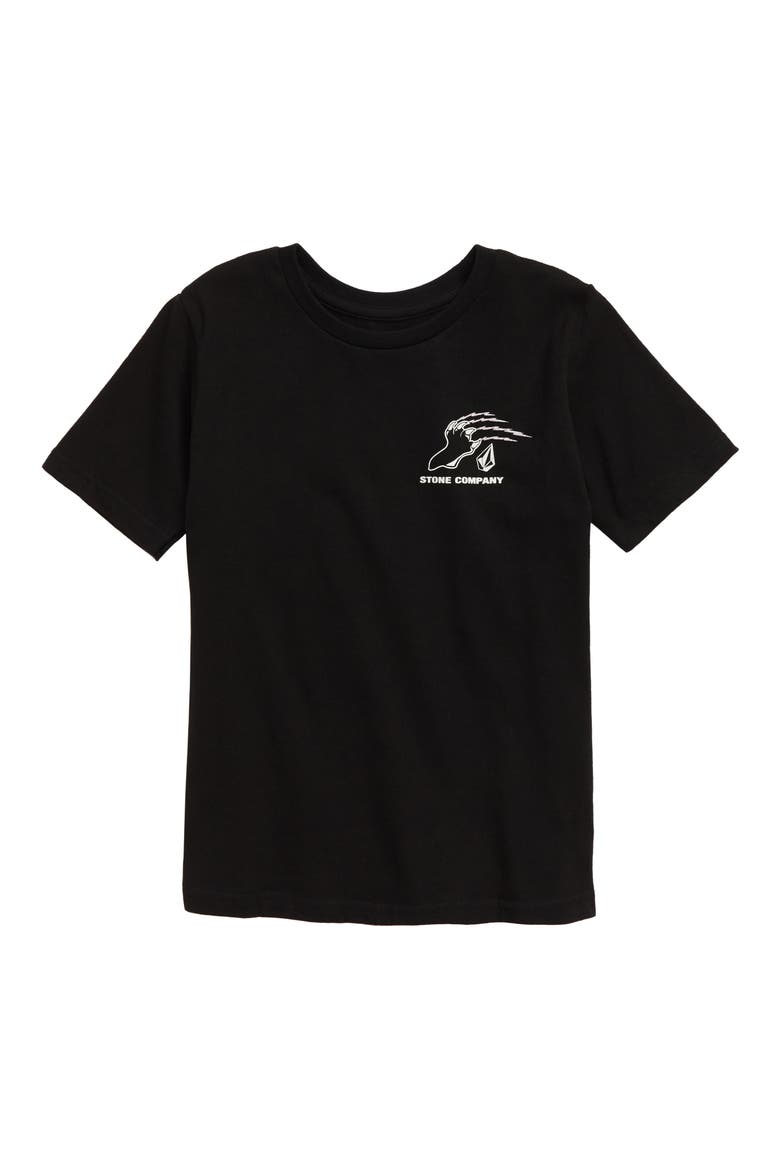 Kittykat Graphic Tee, Main, color, BLACK
