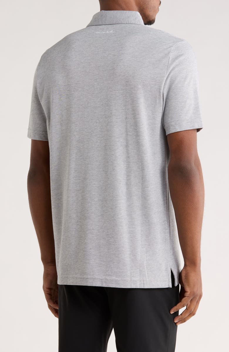 TravisMathew The Zinna Arizona Diamondbacks Polo, Alternate, color, Heather Grey