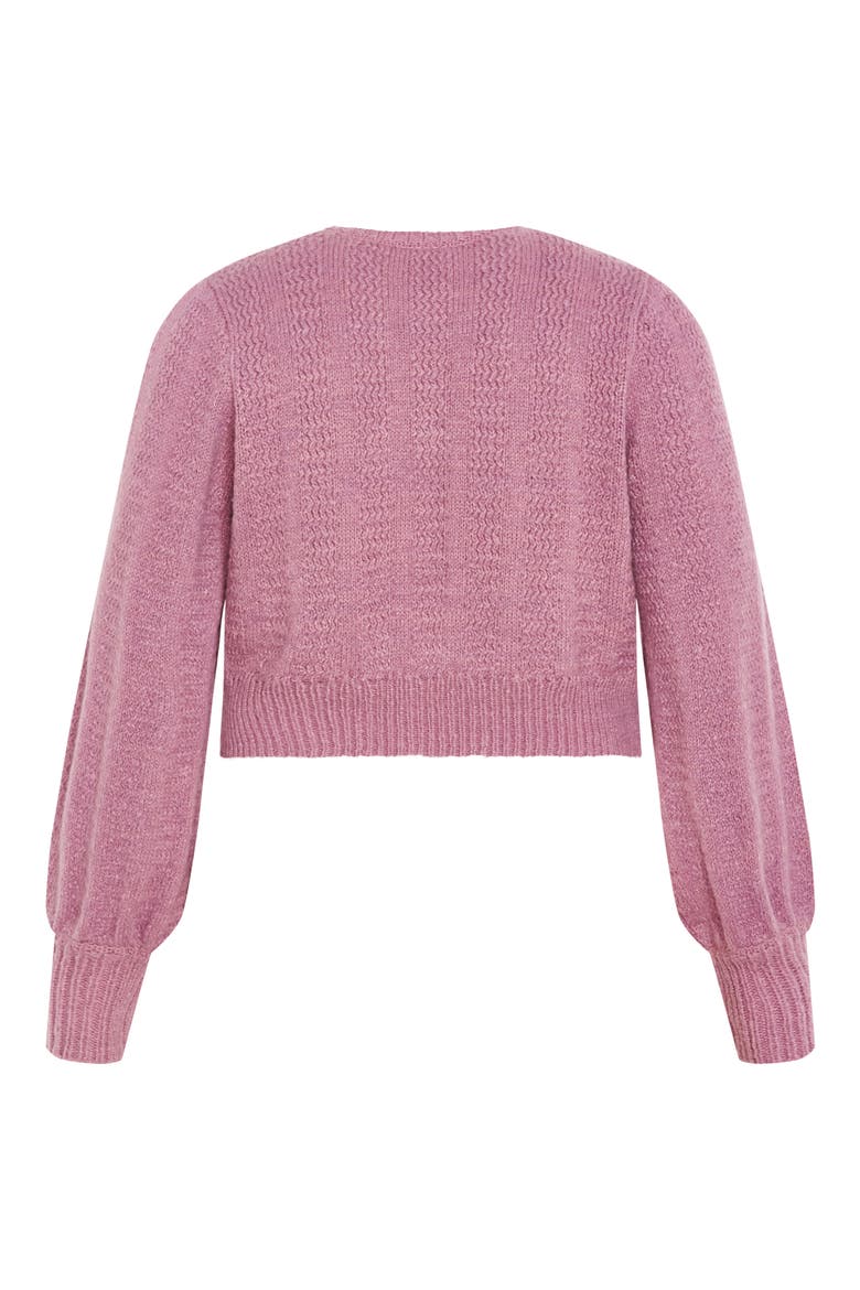 Winnie Crop Cardigan, Alternate, color, DUSTY PINK