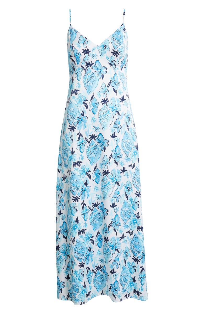 Lilly Pulitzer<sup>®</sup> Ramsey Floral Seashell Print Maxi Dress, Alternate, color, 