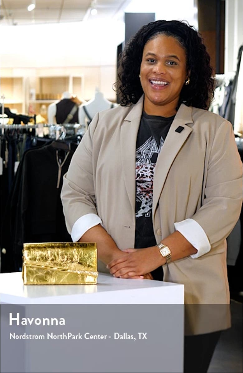 Angular Convertible Leather Crossbody Bag, sales video thumbnail