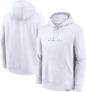 Jordan Brand Men's Jordan Brand White UCLA Bruins Statement Wordmark Lockup Pullover Hoodie