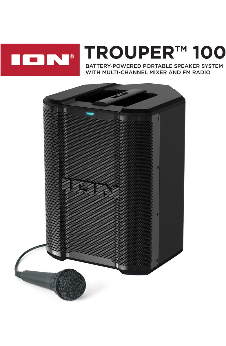 Ion Audio trooper 100 Portable Bluetooth Speaker, Alternate, color, Multicolor