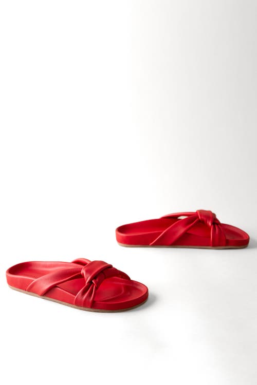 Huma Blanco Cassie Slide Sandal In Red