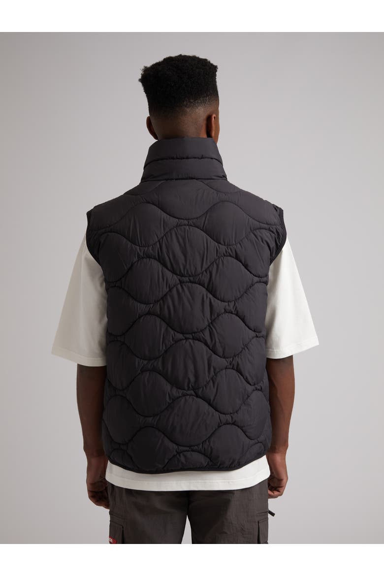 Orb1T High Neck Gilet, Alternate, color, BLACK