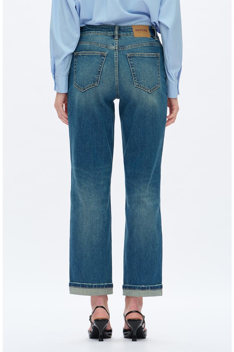 Mid Rise Straight Leg Jeans, Alternate, color, RETRO MEDIUM BLUE