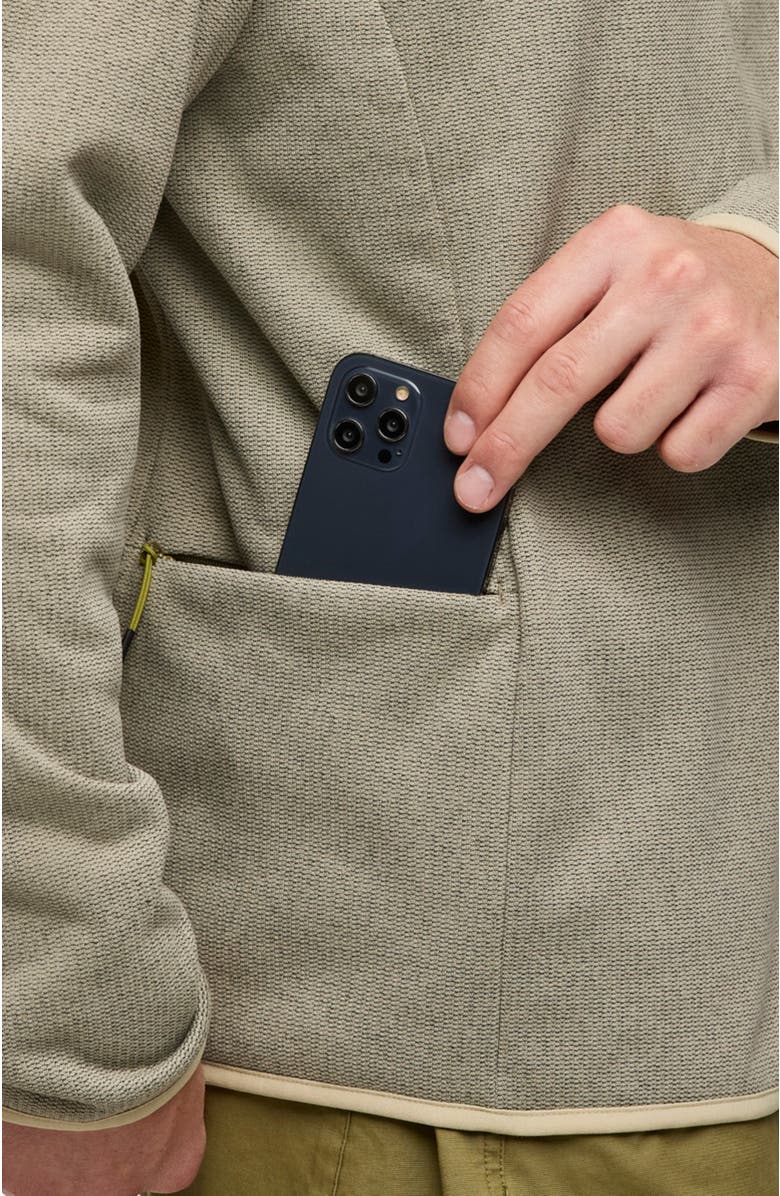 Cotopaxi Envo Fleece Quarter-Zip Pullover - Men's, Alternate, color, Heather Pebble