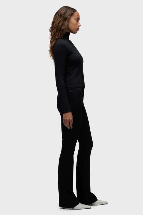 Hudson Jeans Barbara High Rise Bootcut In Black