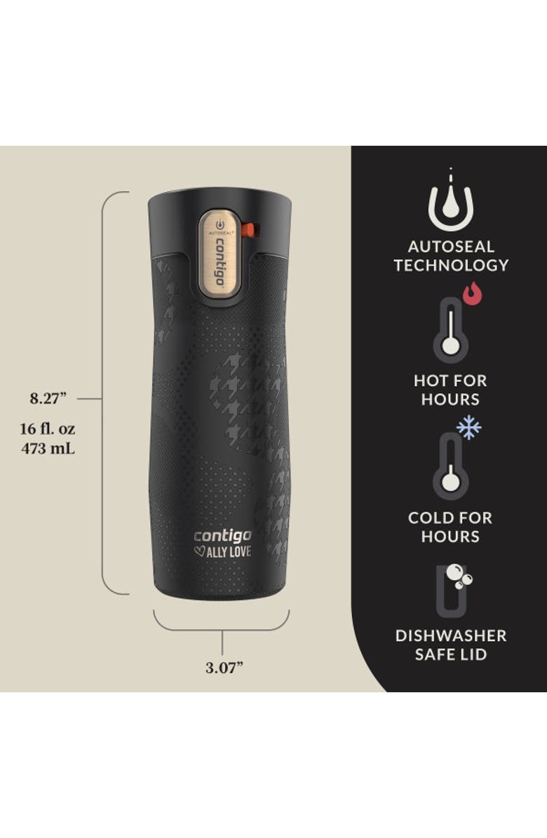 Contigo Autoseal West Loop Vacuum-Insulated Stainless Steel Travel Mug, Alternate, color, Licorice