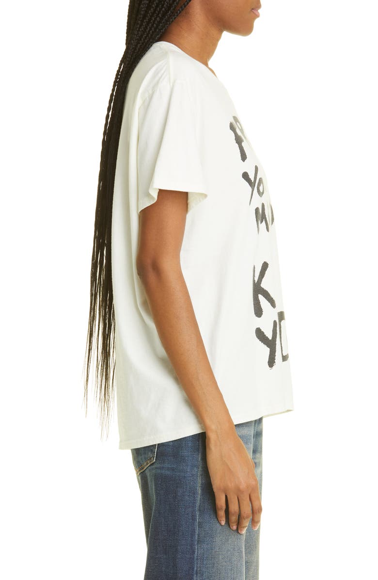 R13 Free Your Mind Cotton Graphic T-Shirt, Alternate, color, 