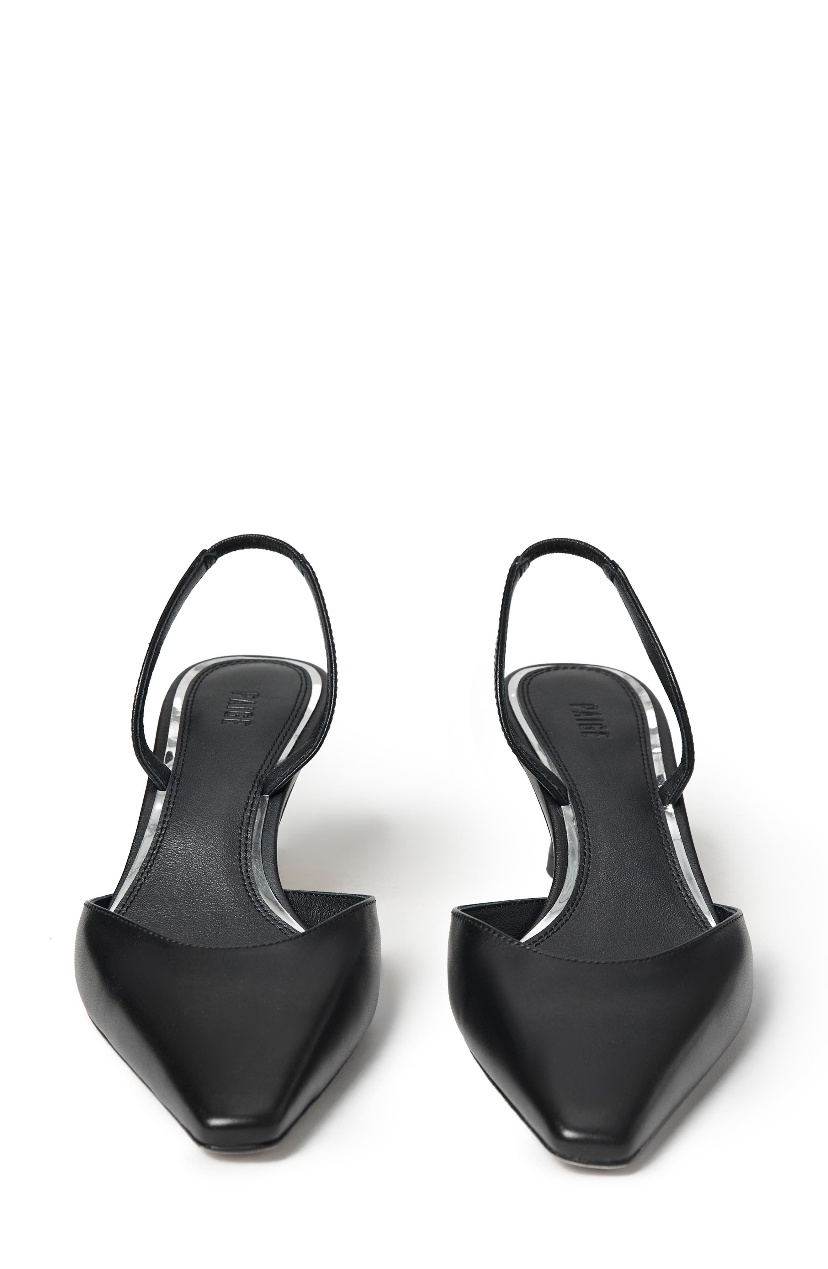 PAIGE Wren Slingback Pump, Alternate, color, Black