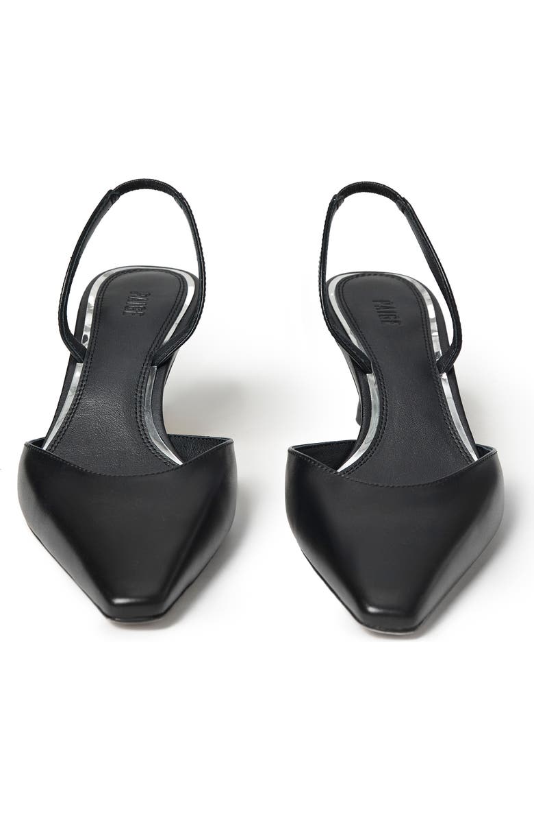 PAIGE Wren Slingback Pump, Alternate, color, Black